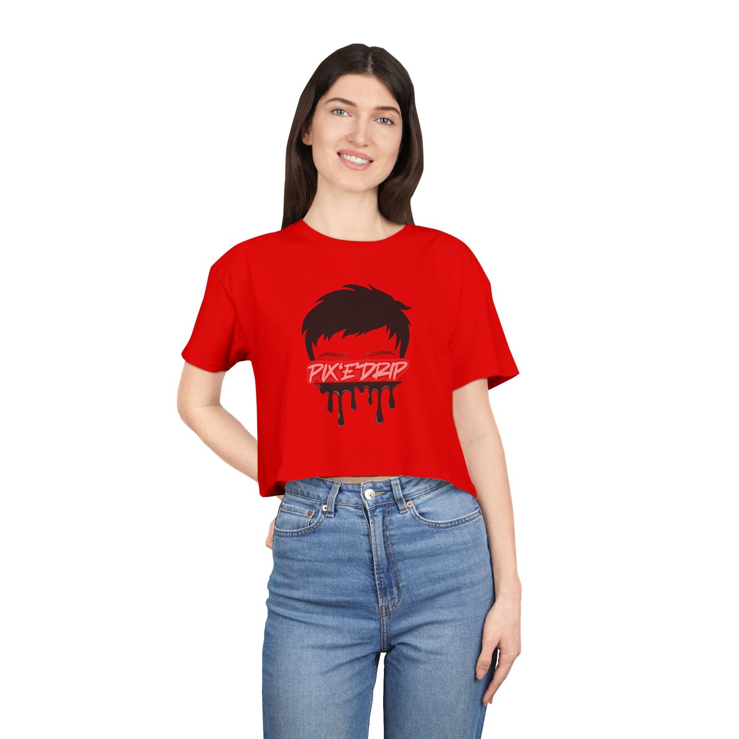Pix ‘E’ Drip Unisex Crop Tee