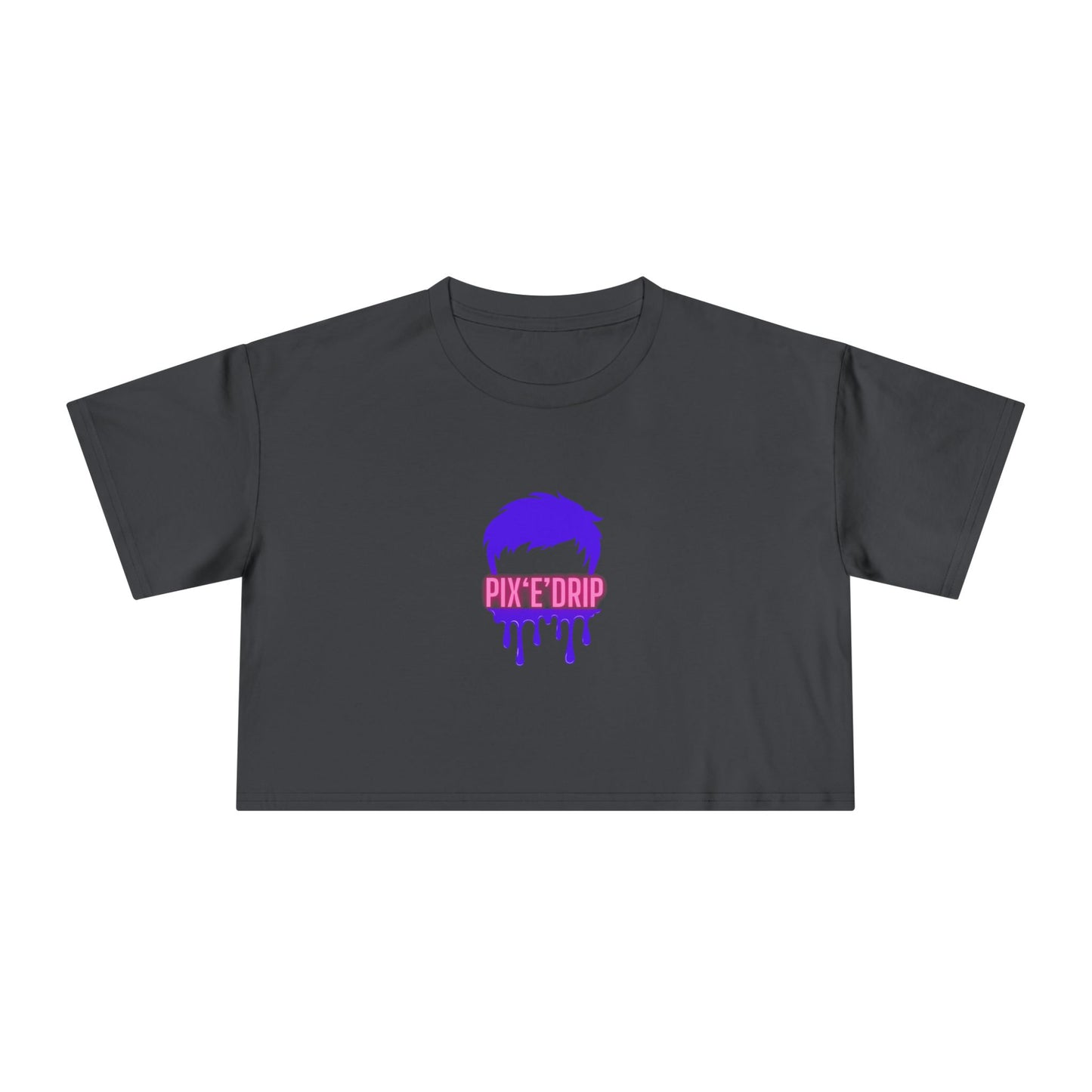 Pix ‘E’ Drip Unisex Crop Tee