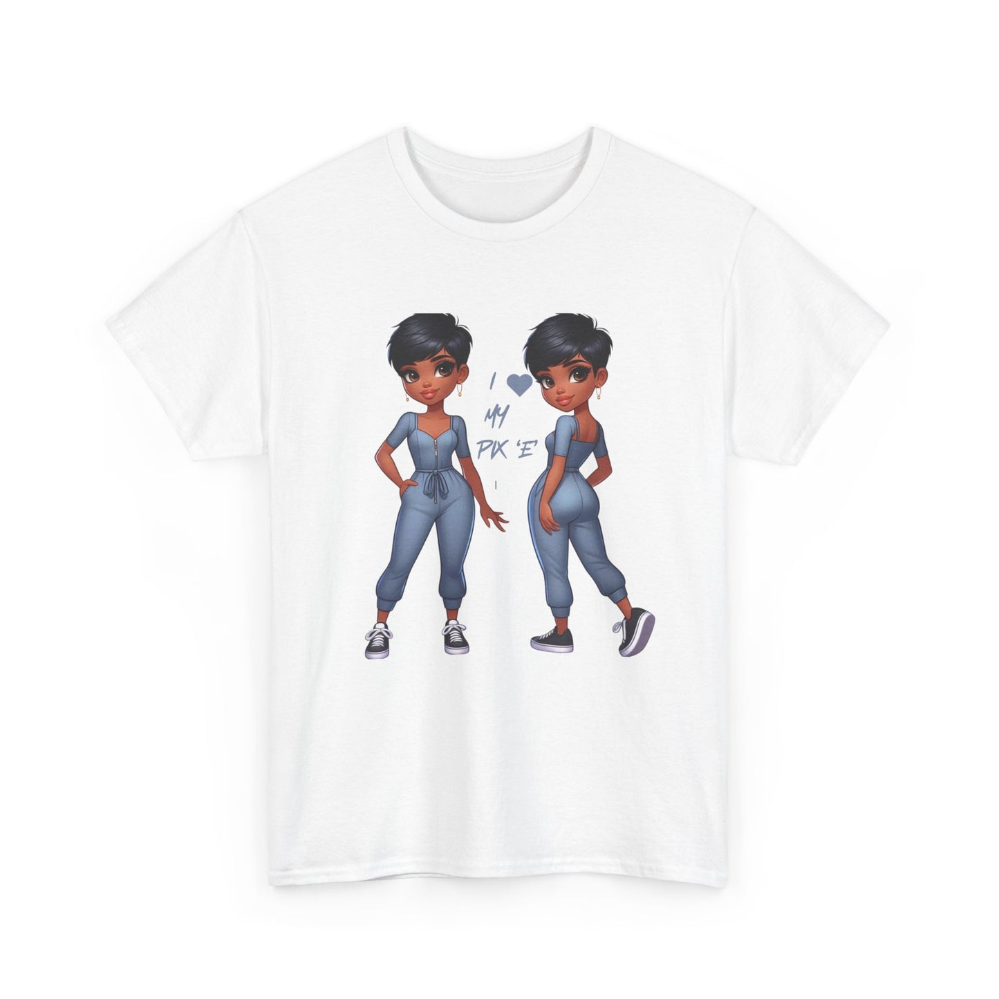 I Love My Pix 'E’ Unisex Heavy Cotton Tee