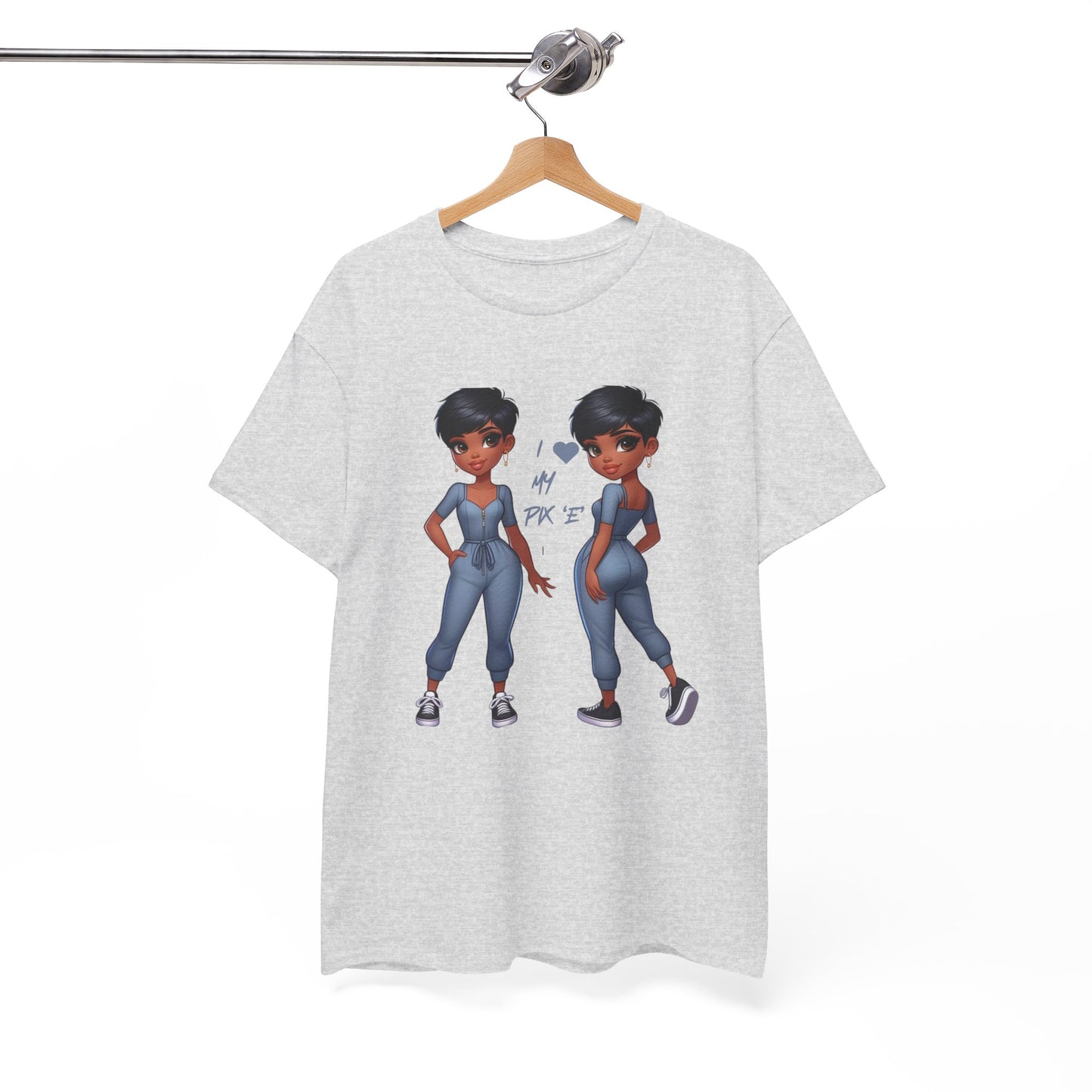 I Love My Pix 'E’ Unisex Heavy Cotton Tee