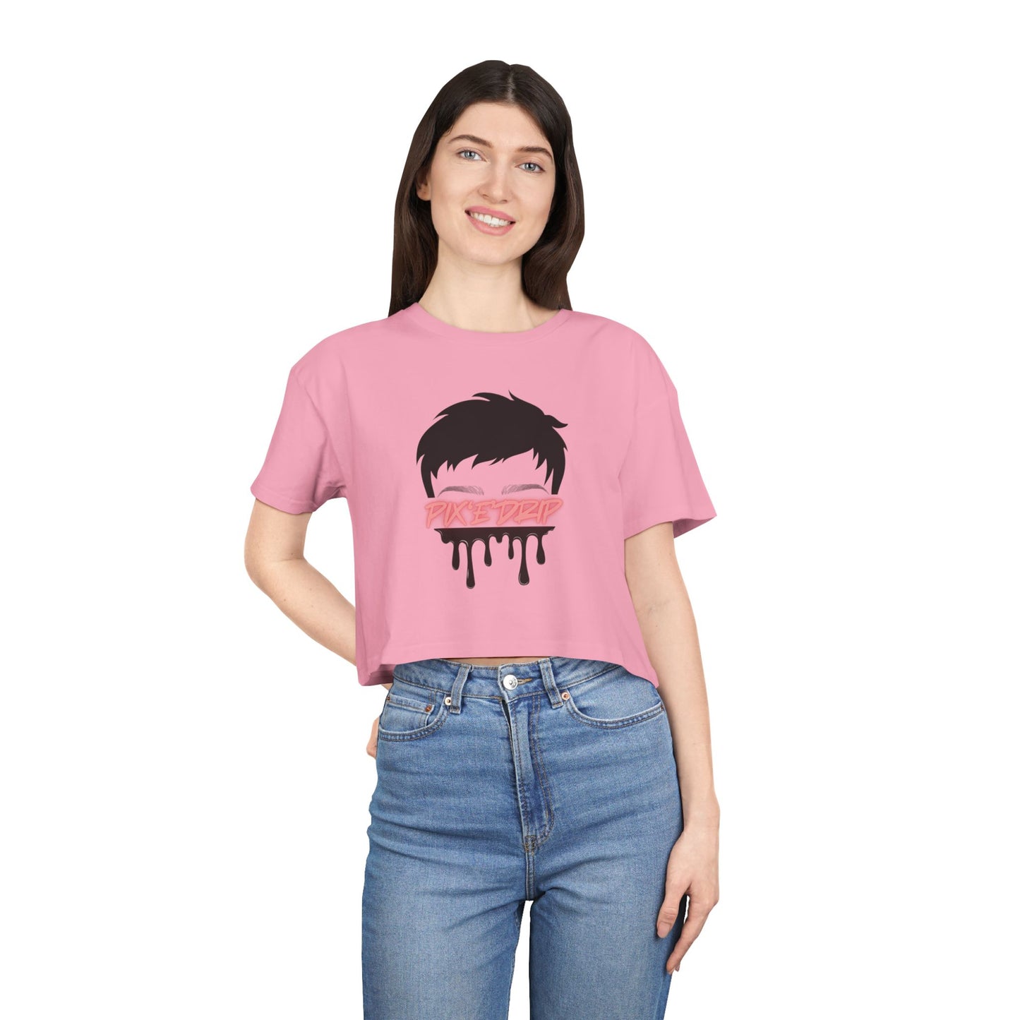 Pix ‘E’ Drip Unisex Crop Tee