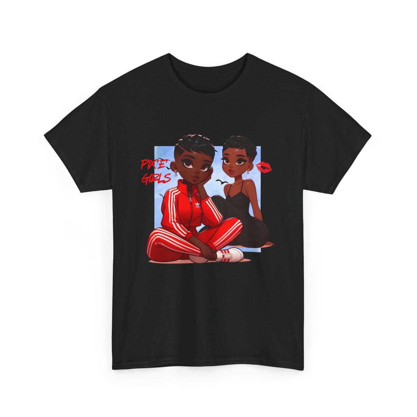 Pix ‘E’ Girls Unisex Heavy Cotton Tee