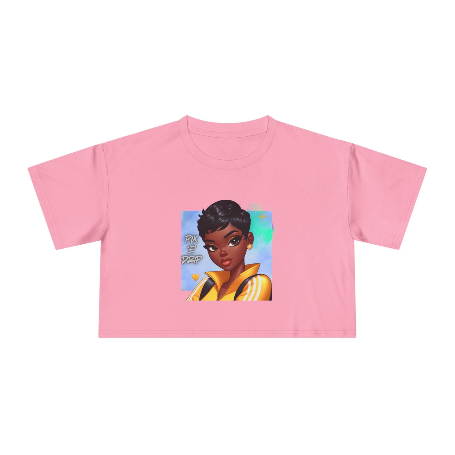 Pix ‘E’ Drip Unisex Crop Tee
