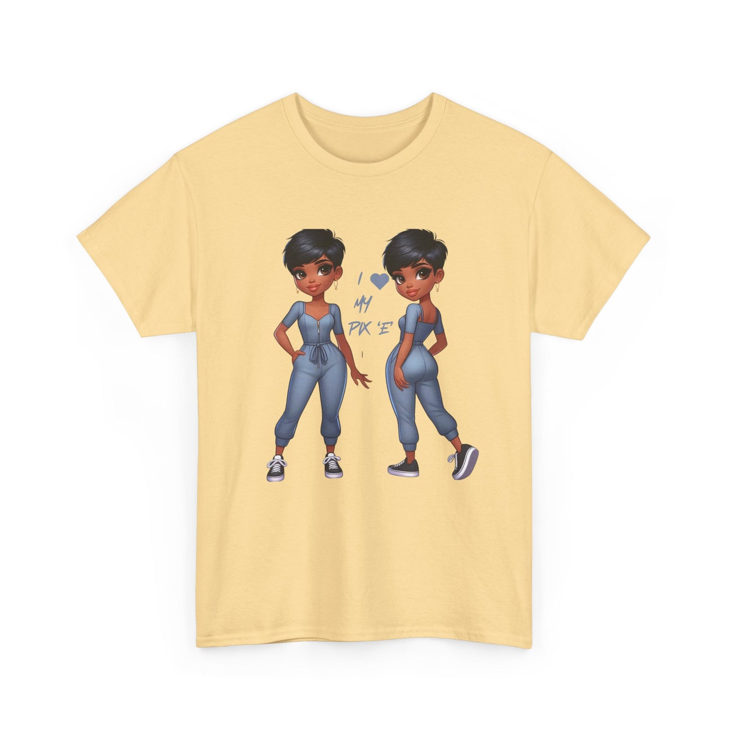 I Love My Pix 'E’ Unisex Heavy Cotton Tee