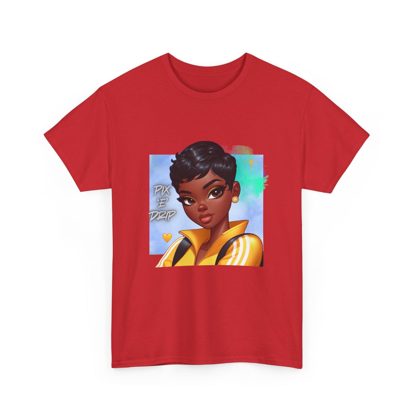 Pix ‘E’ Drip Unisex Heavy Cotton Tee