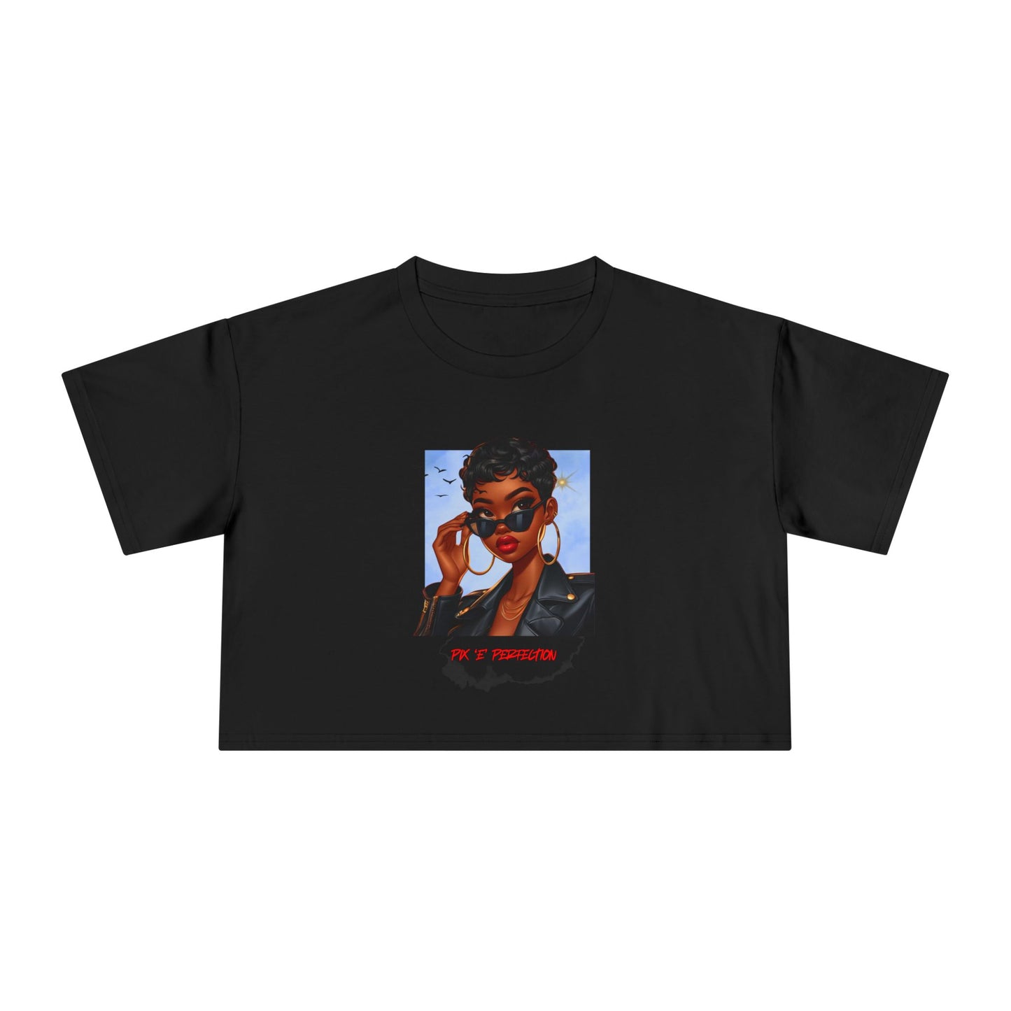 Pix 'E’ Perfection Unisex Crop Tee