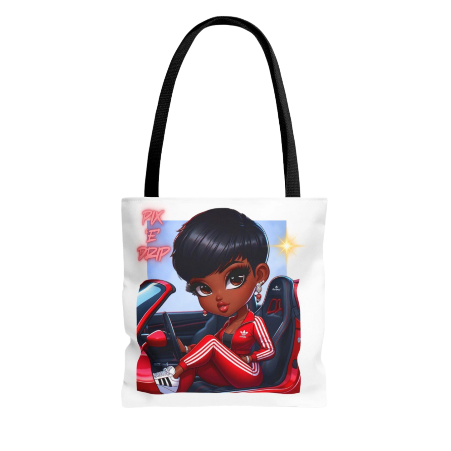 Pix ‘E’ Drip Unisex Tote Bag