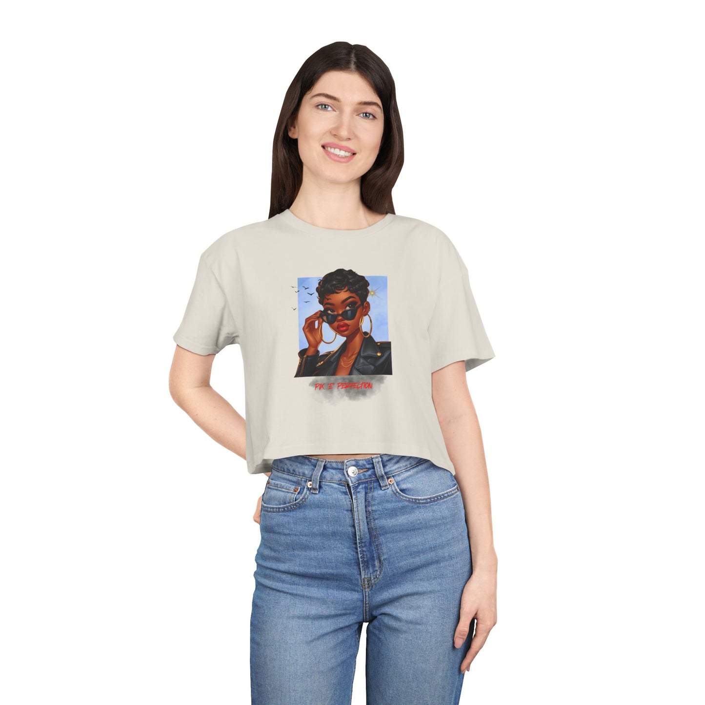 Pix 'E’ Perfection Unisex Crop Tee