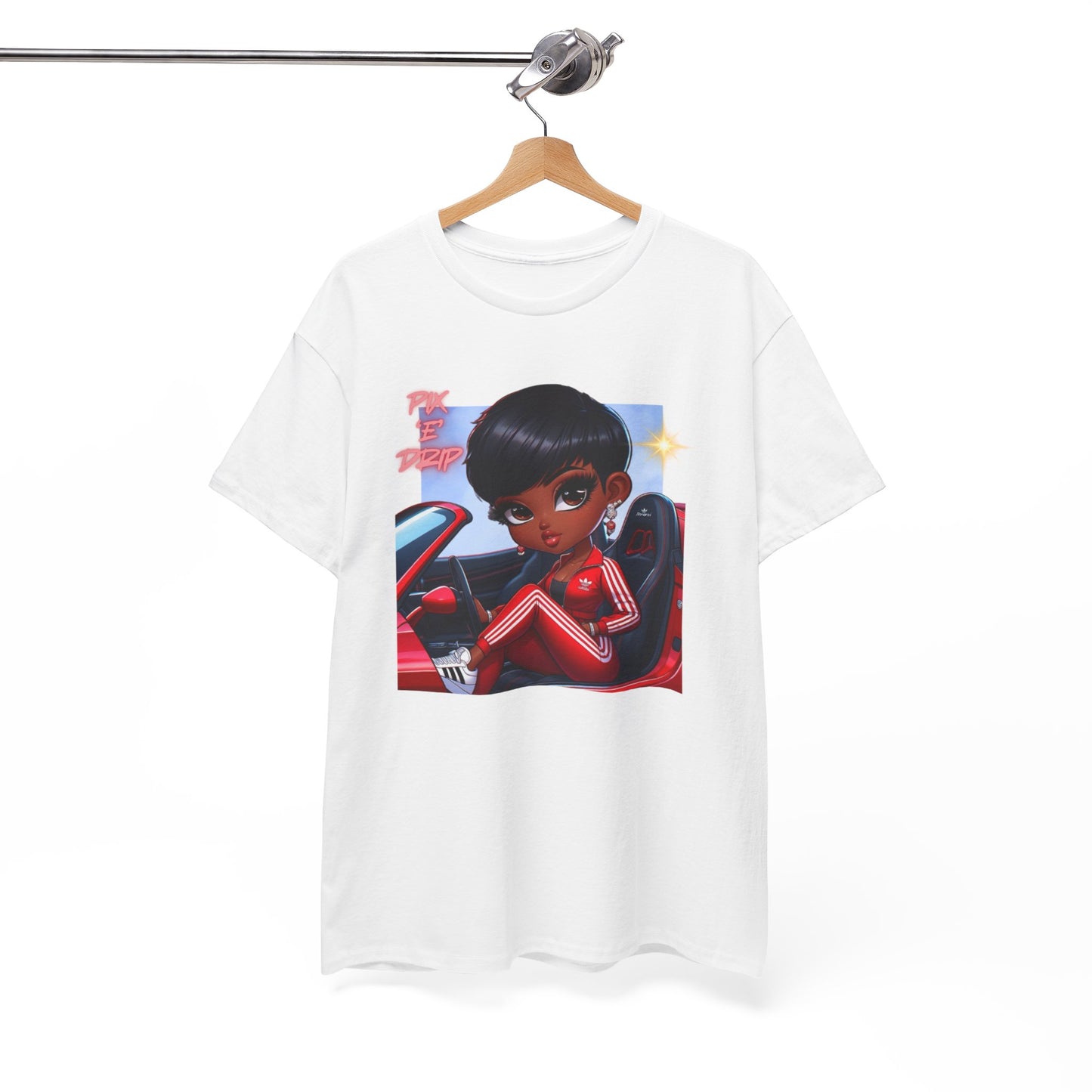 Pix ‘E’ Drip Unisex Heavy Cotton Tee