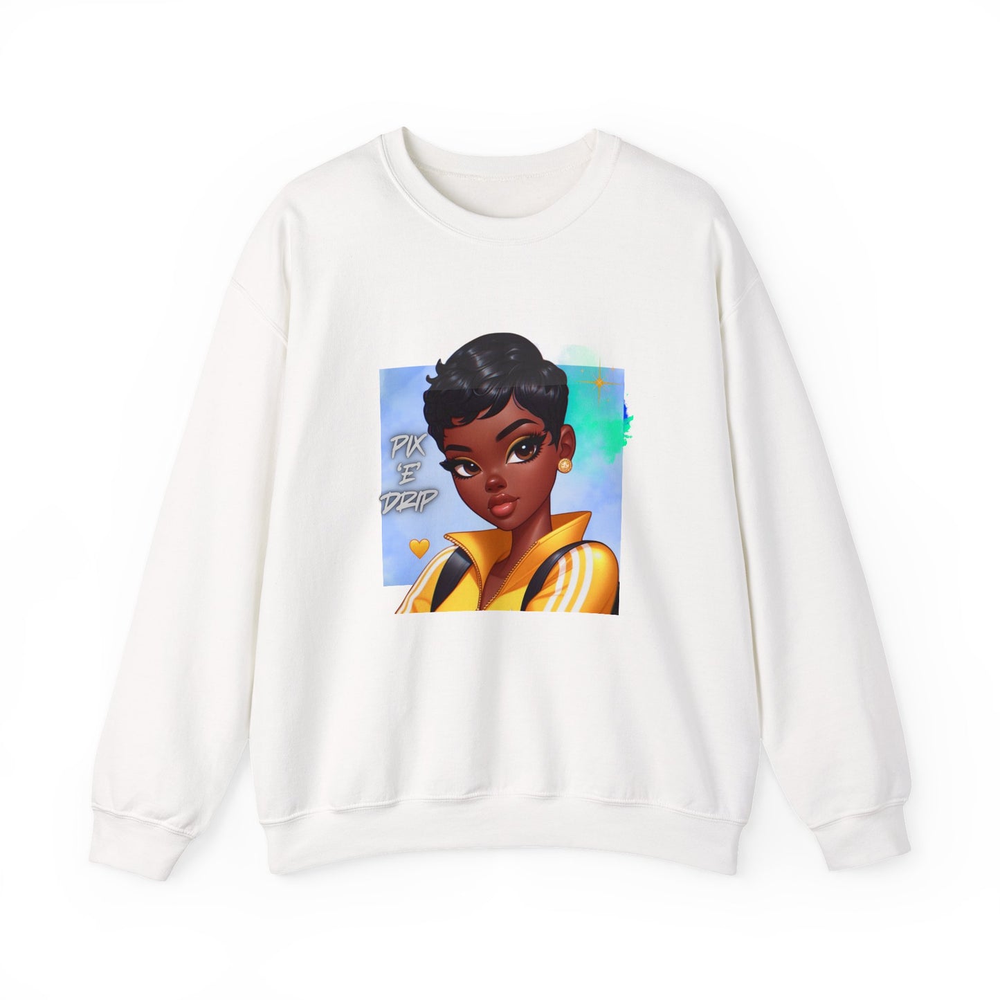 Pix ‘E’ Drip Unisex Heavy Blend™ Crewneck Sweatshirt