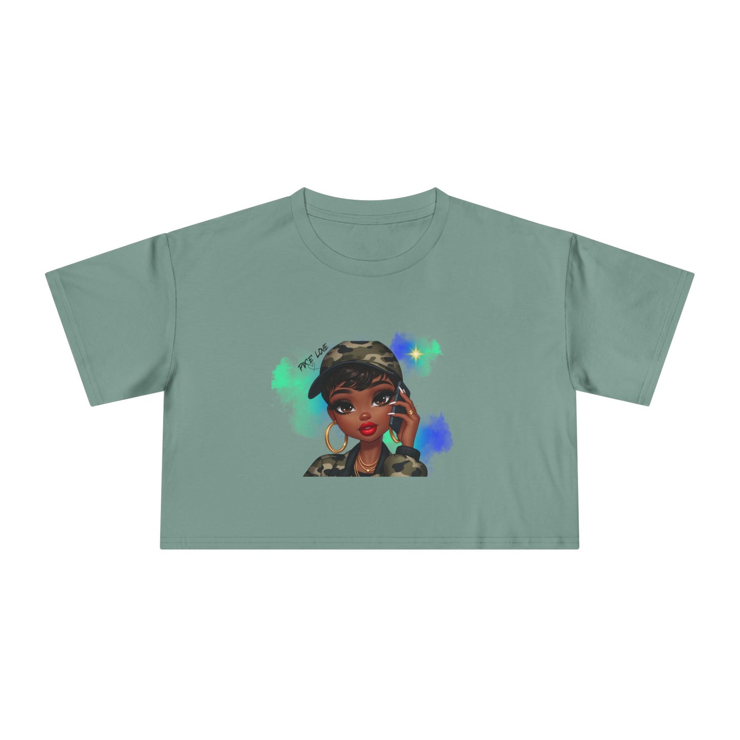 Pix ‘E’ Love Unisex Crop Tee