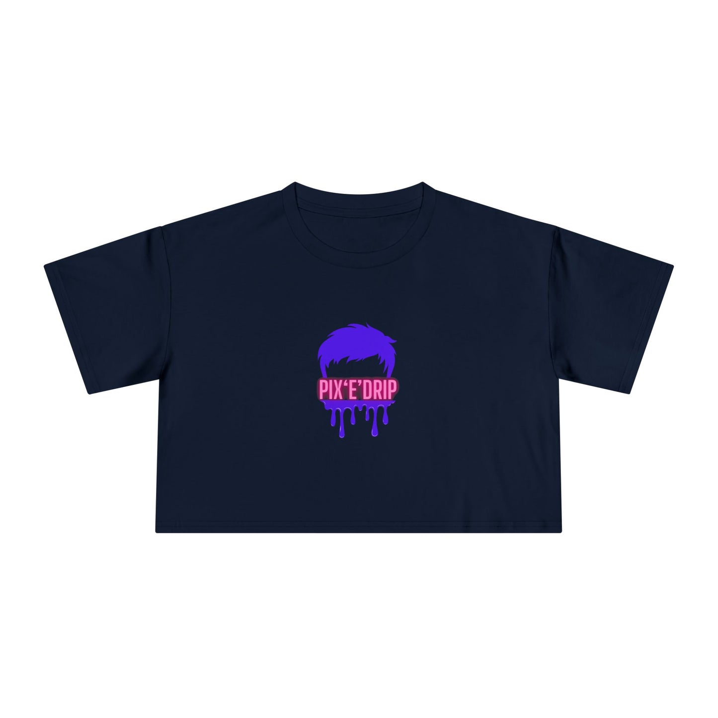 Pix ‘E’ Drip Unisex Crop Tee