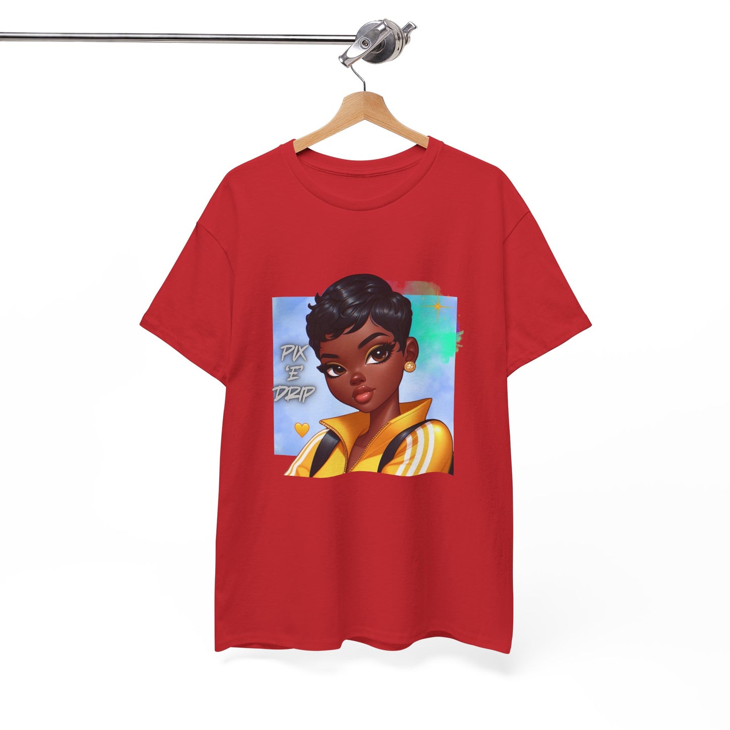 Pix ‘E’ Drip Unisex Heavy Cotton Tee