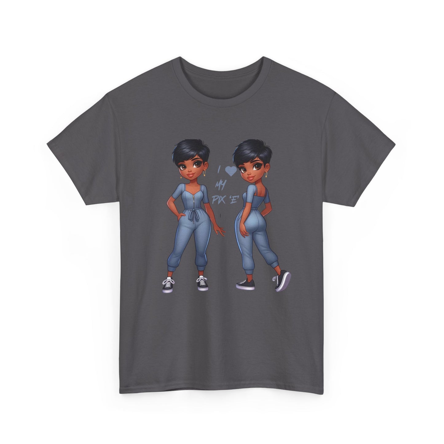 I Love My Pix 'E’ Unisex Heavy Cotton Tee