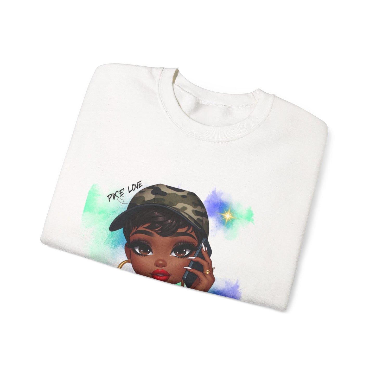 Pix ‘E’ Love Unisex Heavy Blend™ Crewneck Sweatshirt