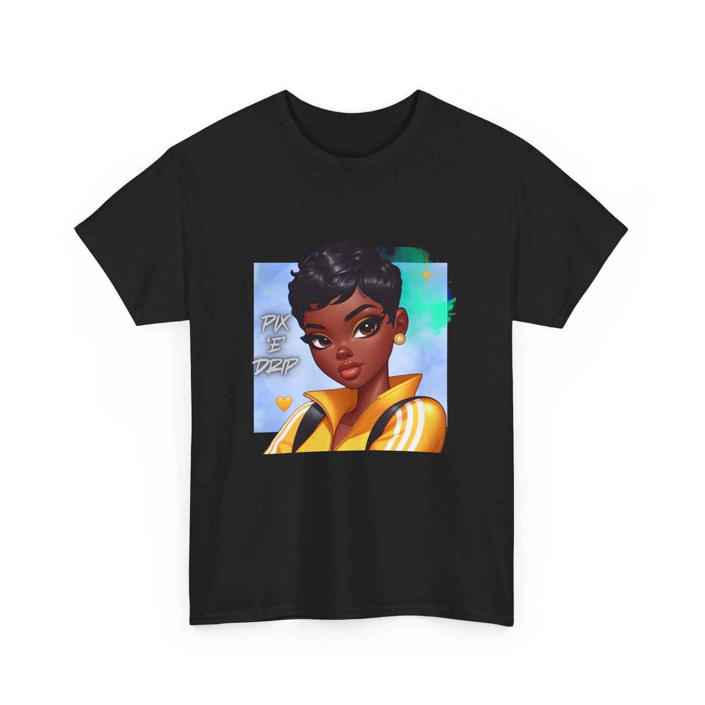 Pix ‘E’ Drip Unisex Heavy Cotton Tee