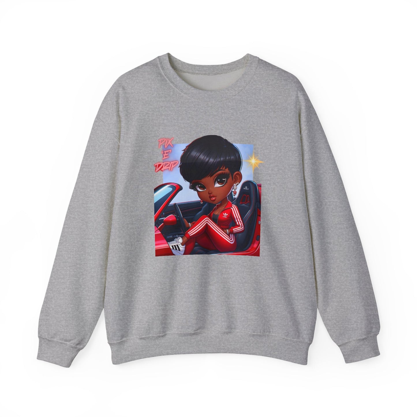 Pix ‘E’ Drip Unisex Heavy Blend™ Crewneck Sweatshirt