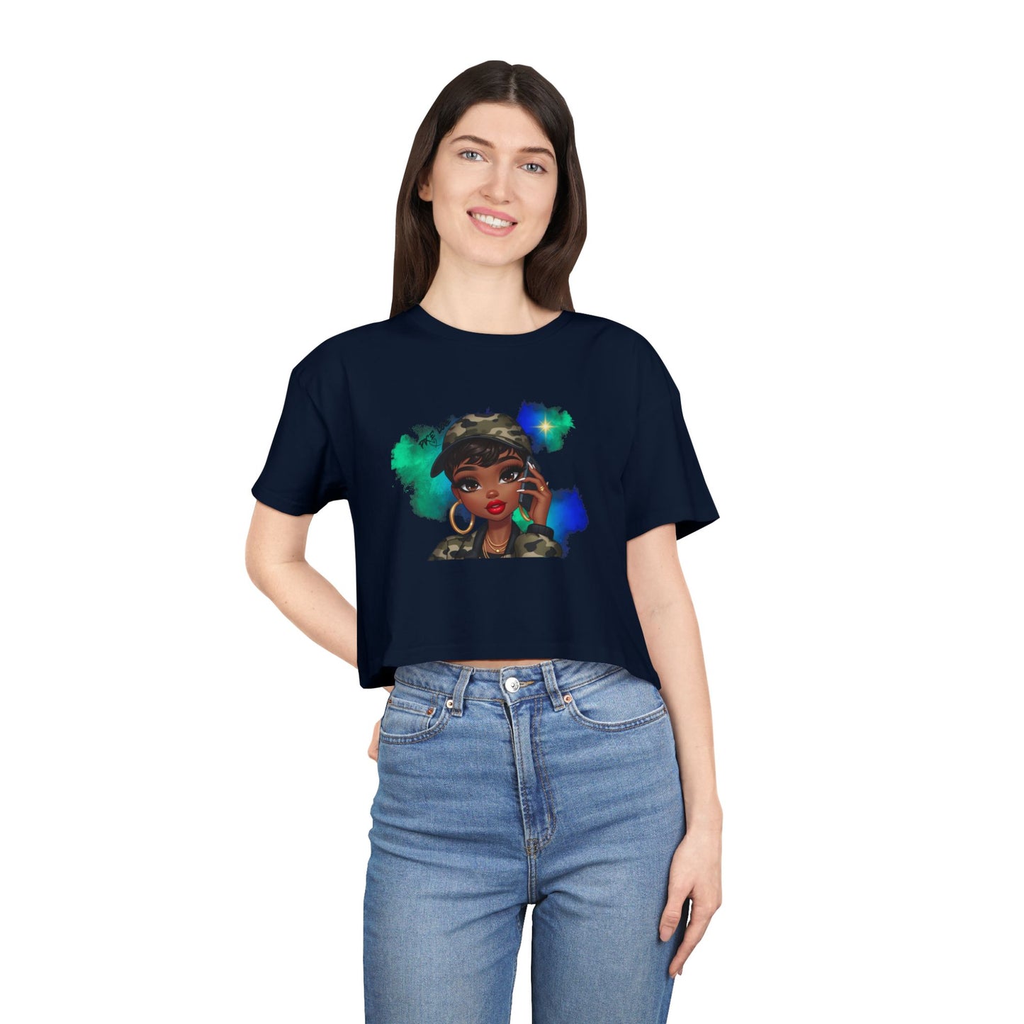 Pix ‘E’ Love Unisex Crop Tee