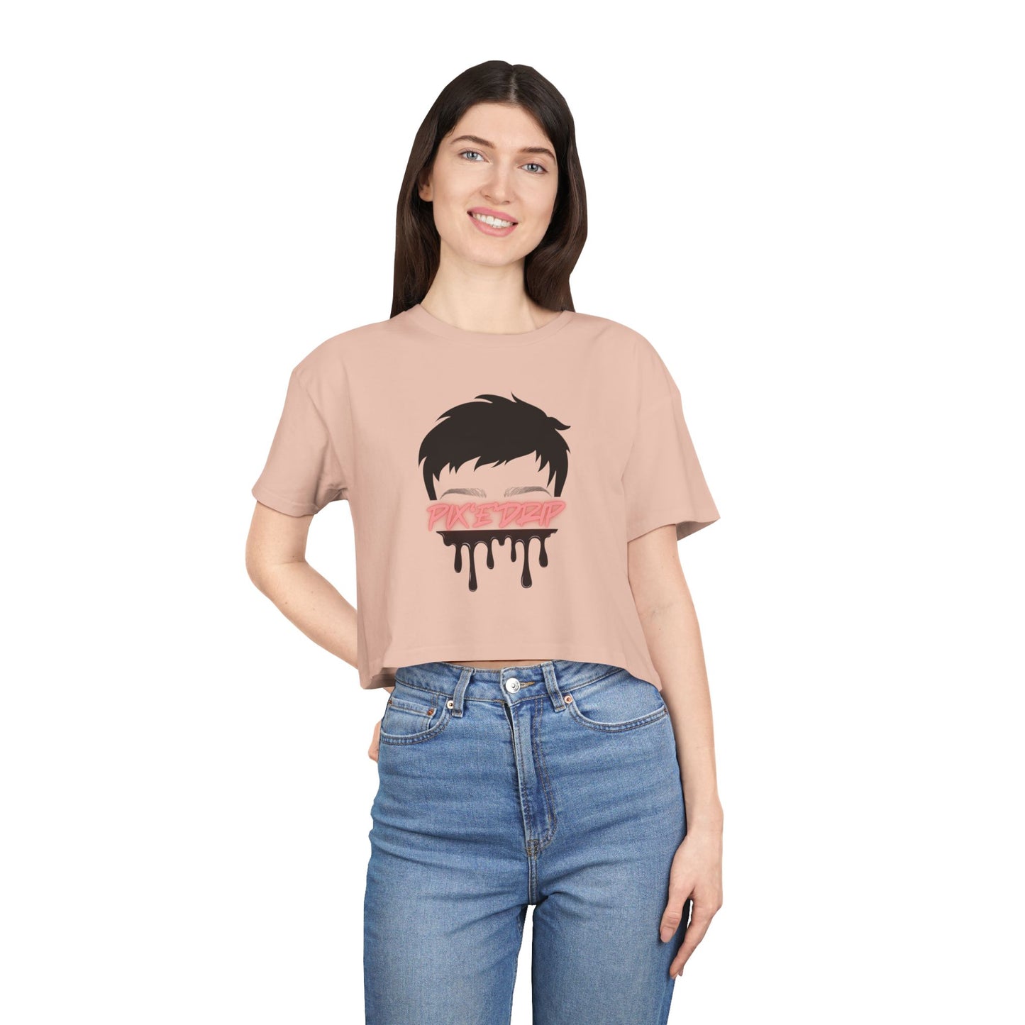 Pix ‘E’ Drip Unisex Crop Tee