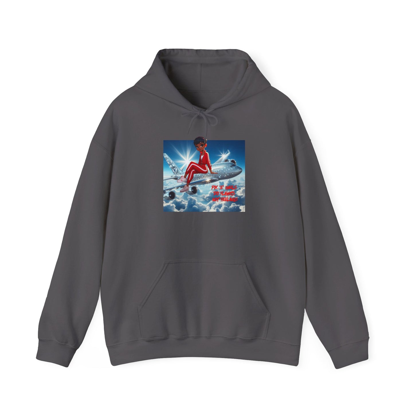 Pix 'E’ Girls Do Flights Not Feelings Unisex Hoodie