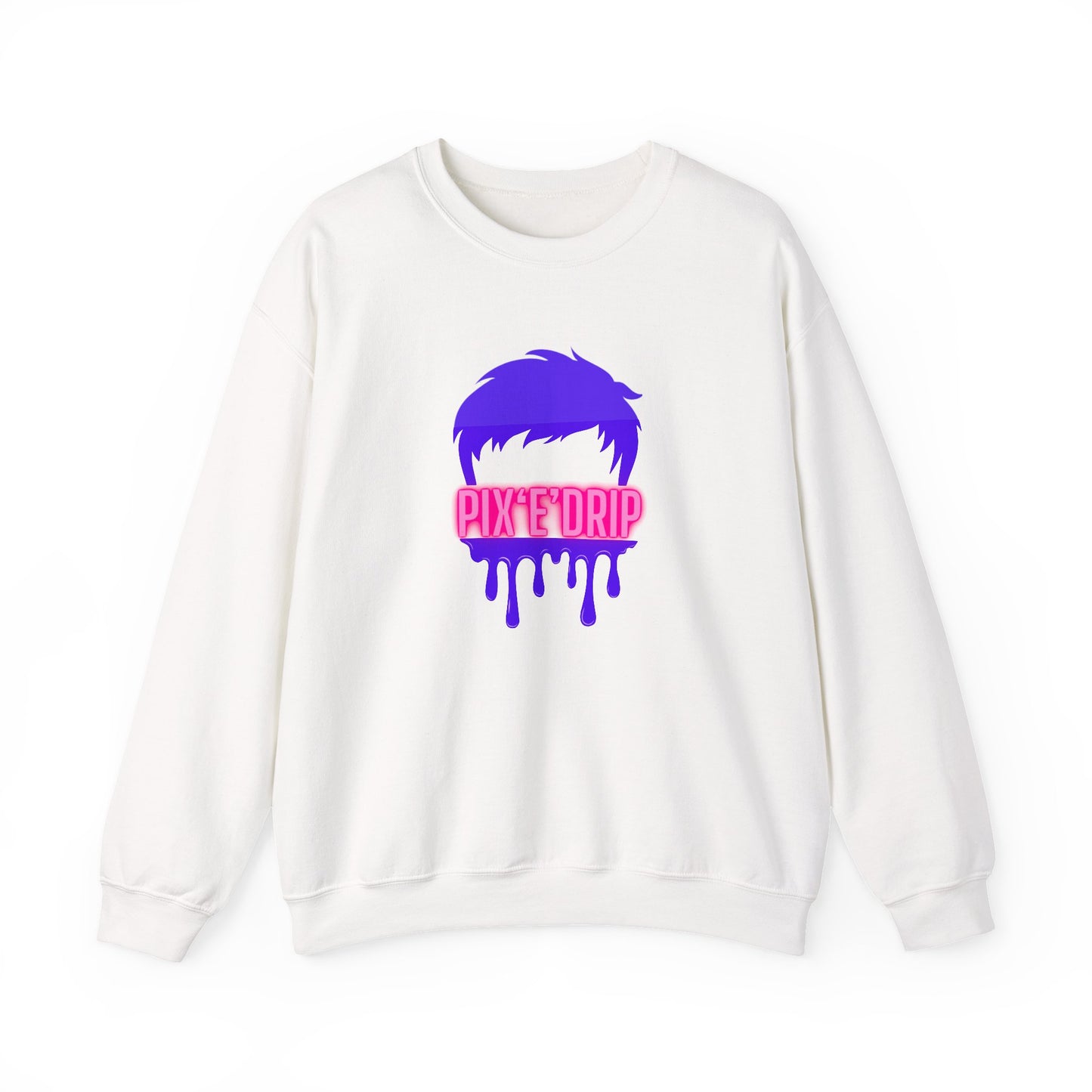 Pix ‘E’ Drip  Unisex Heavy Blend™ Crewneck Sweatshirt