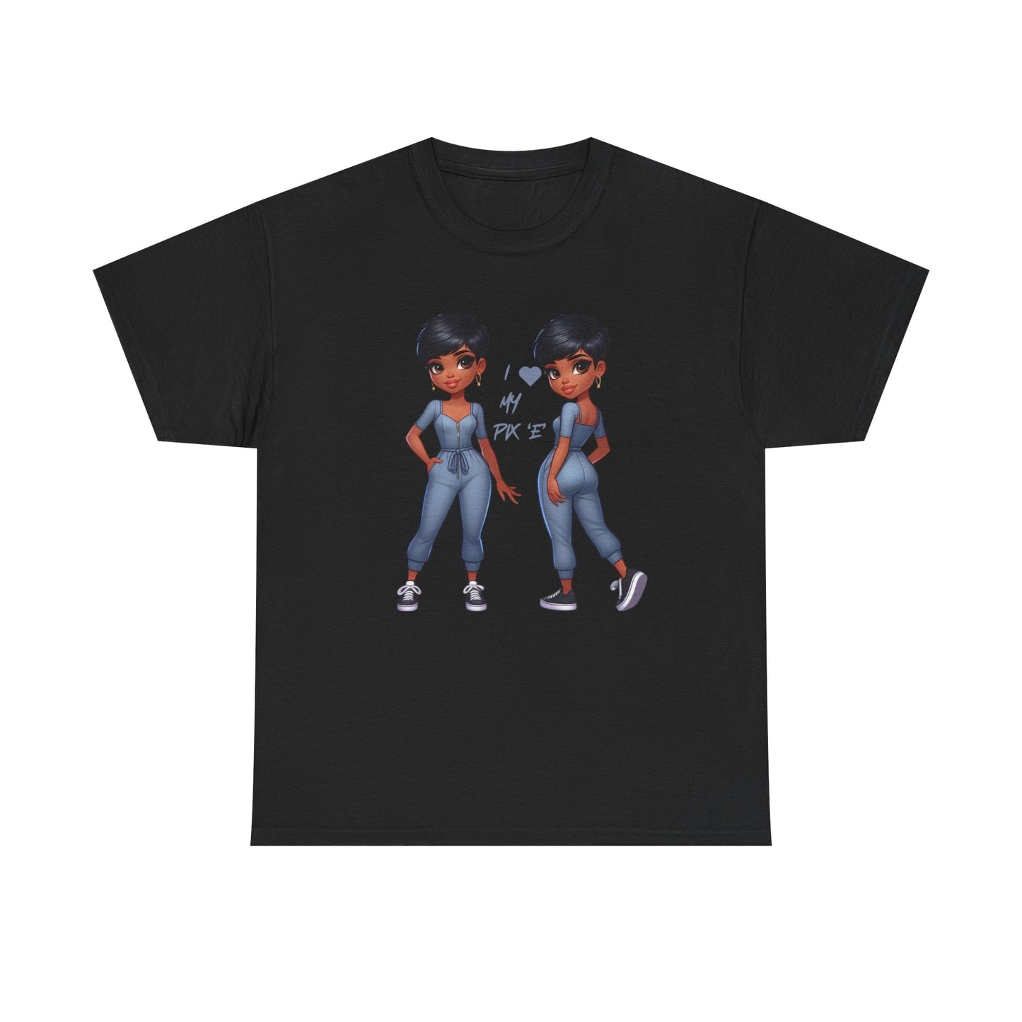 I Love My Pix 'E’ Unisex Heavy Cotton Tee
