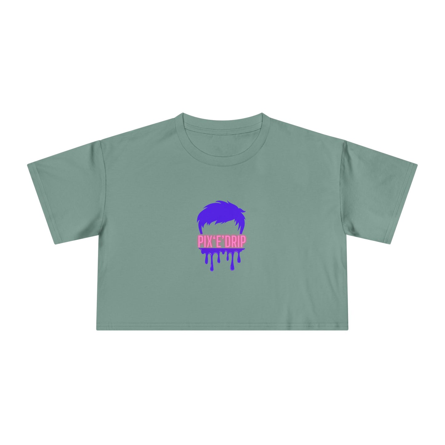 Pix ‘E’ Drip Unisex Crop Tee