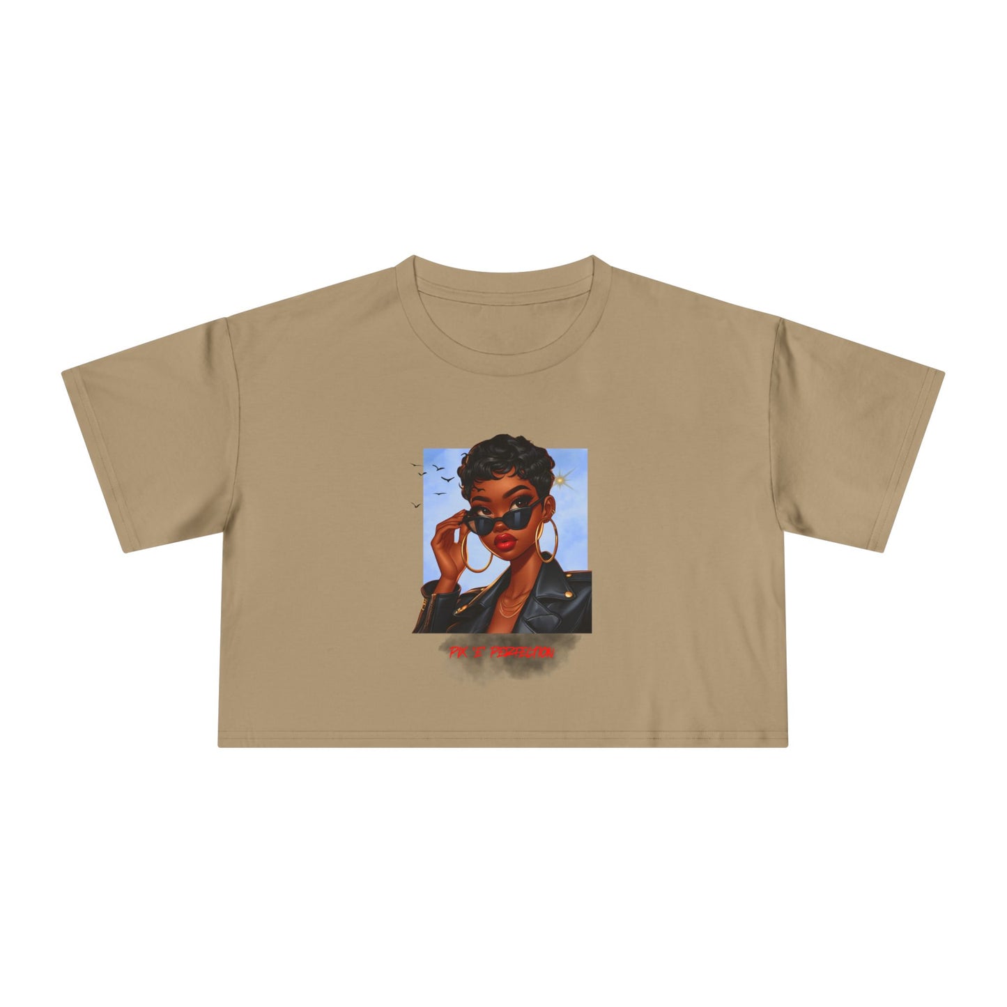 Pix 'E’ Perfection Unisex Crop Tee