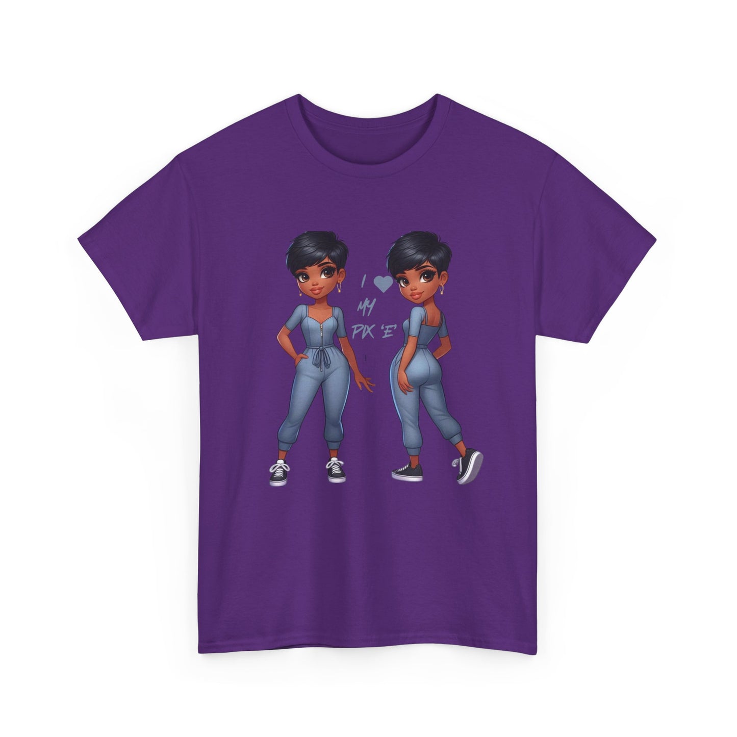 I Love My Pix 'E’ Unisex Heavy Cotton Tee