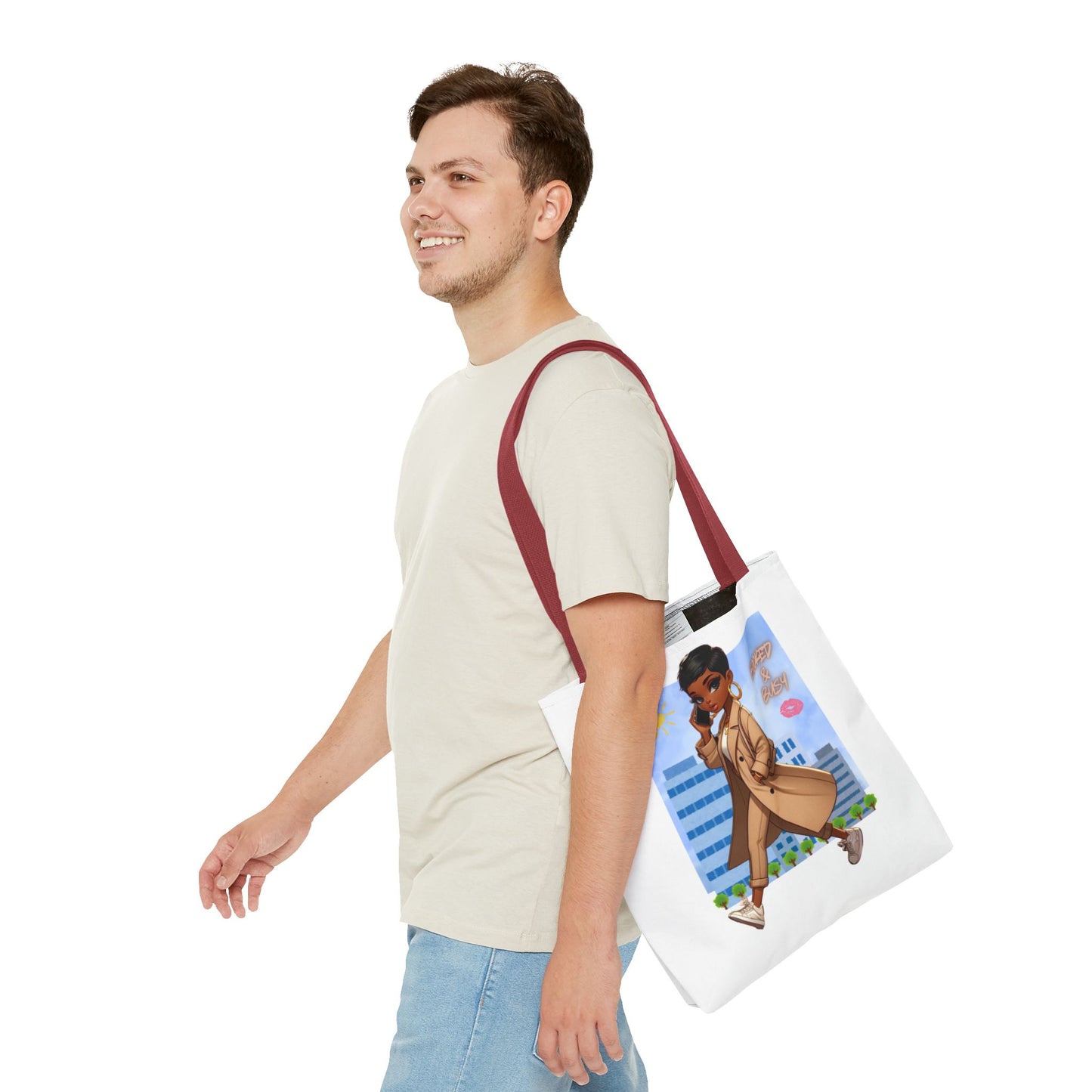 Booked & Busy Unisex Tote Bag