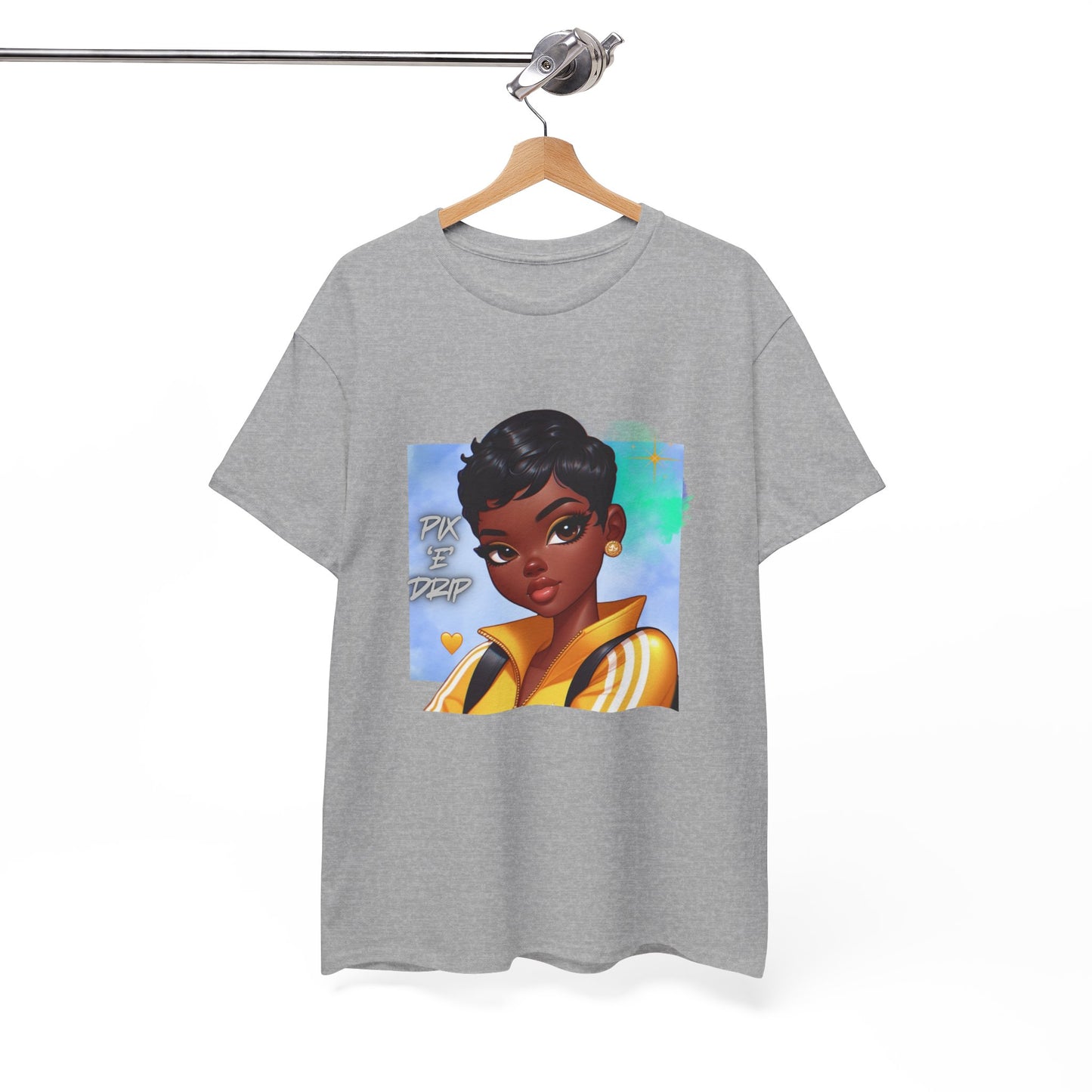 Pix ‘E’ Drip Unisex Heavy Cotton Tee