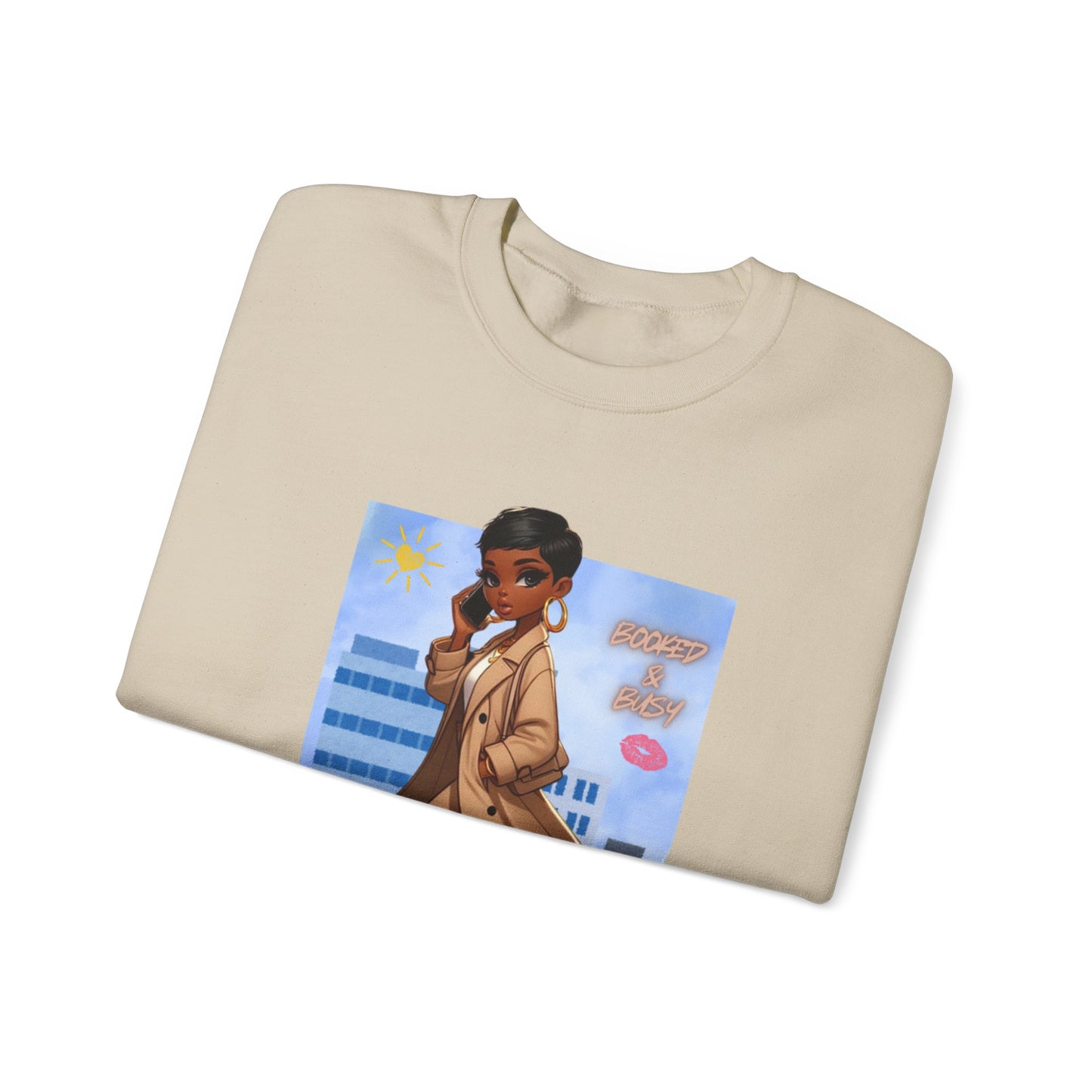 Booked & Busy Unisex Heavy Blend™ Crewneck Sweatshirt