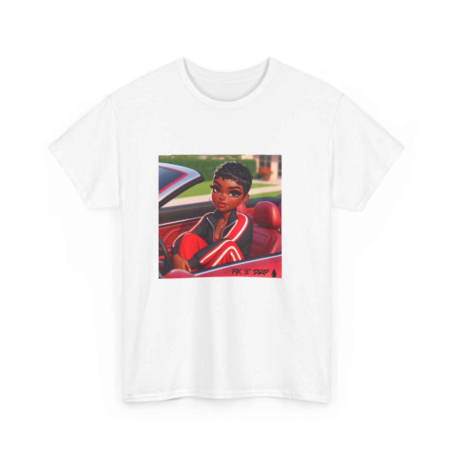 Pix ‘E’ Drip Unisex Heavy Cotton Tee