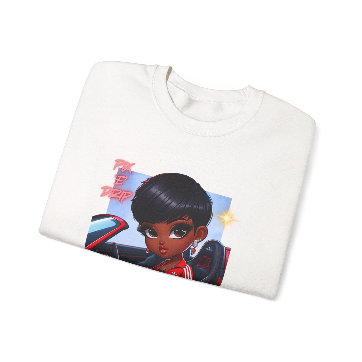 Pix ‘E’ Drip Unisex Heavy Blend™ Crewneck Sweatshirt