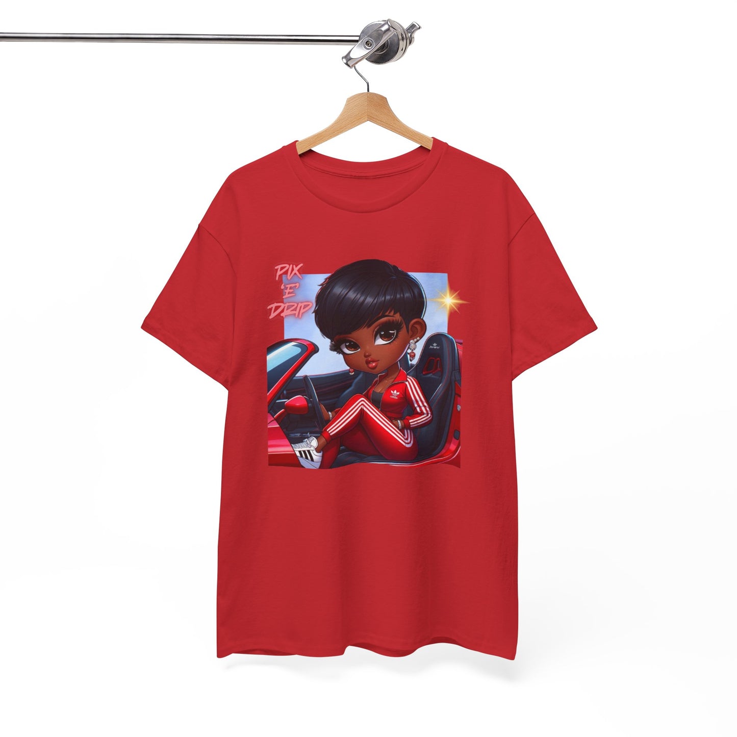 Pix ‘E’ Drip Unisex Heavy Cotton Tee