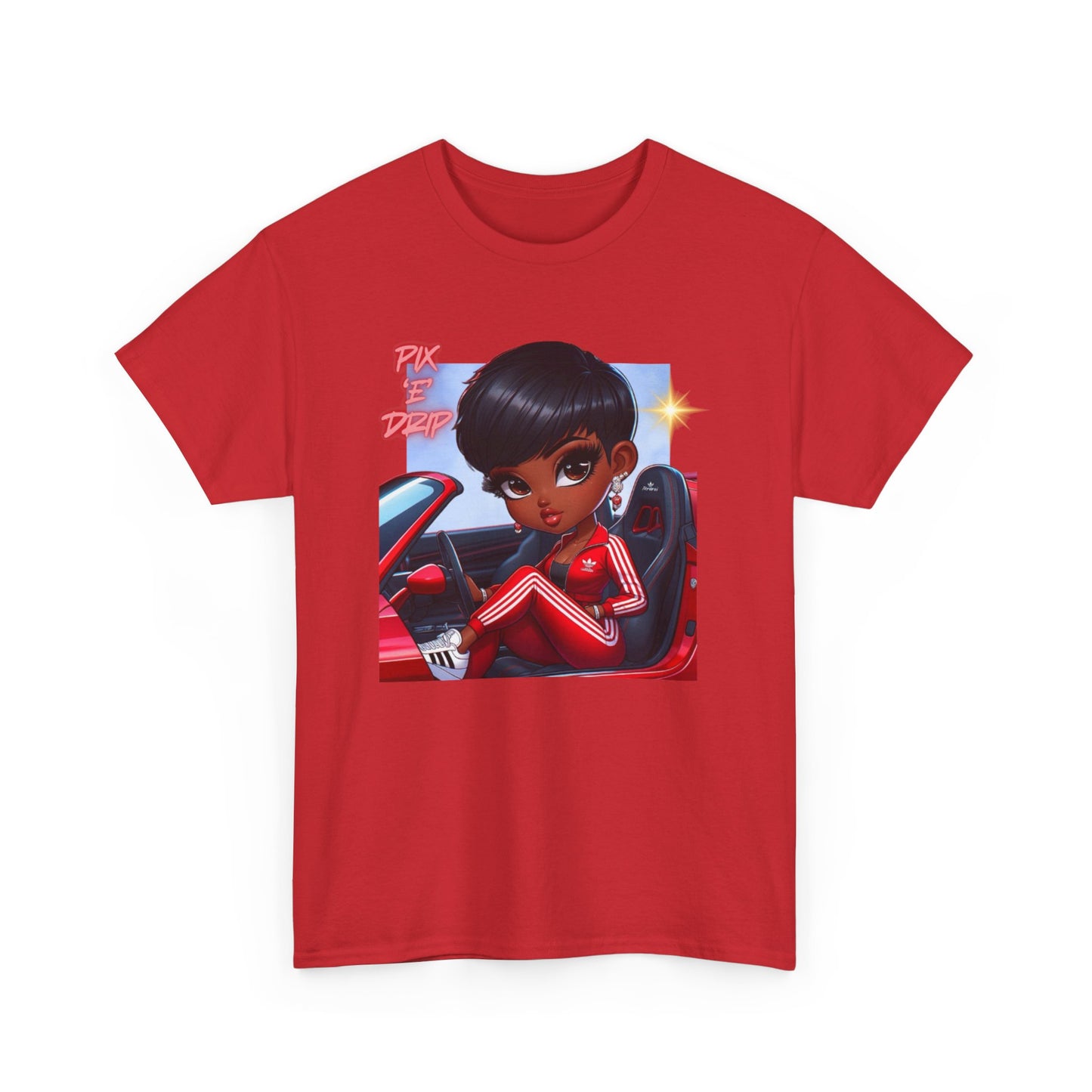 Pix ‘E’ Drip Unisex Heavy Cotton Tee