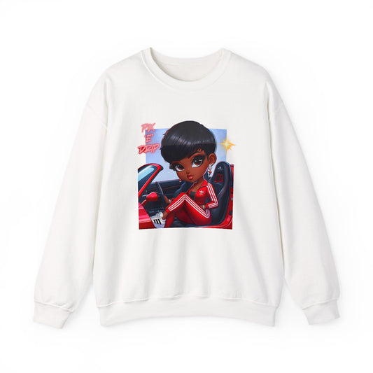 Pix ‘E’ Drip Unisex Heavy Blend™ Crewneck Sweatshirt