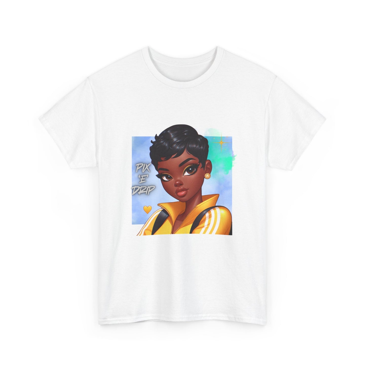 Pix ‘E’ Drip Unisex Heavy Cotton Tee