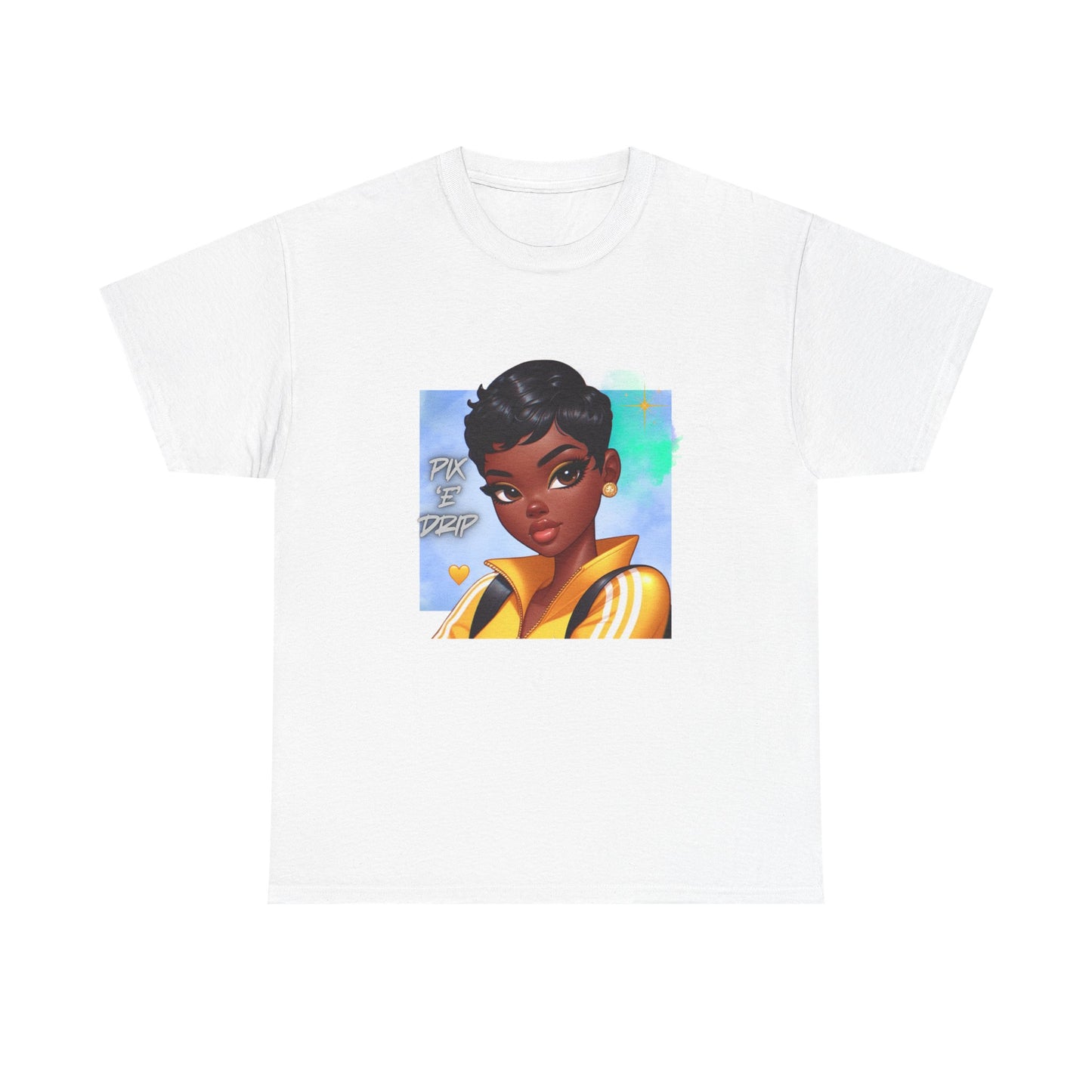 Pix ‘E’ Drip Unisex Heavy Cotton Tee