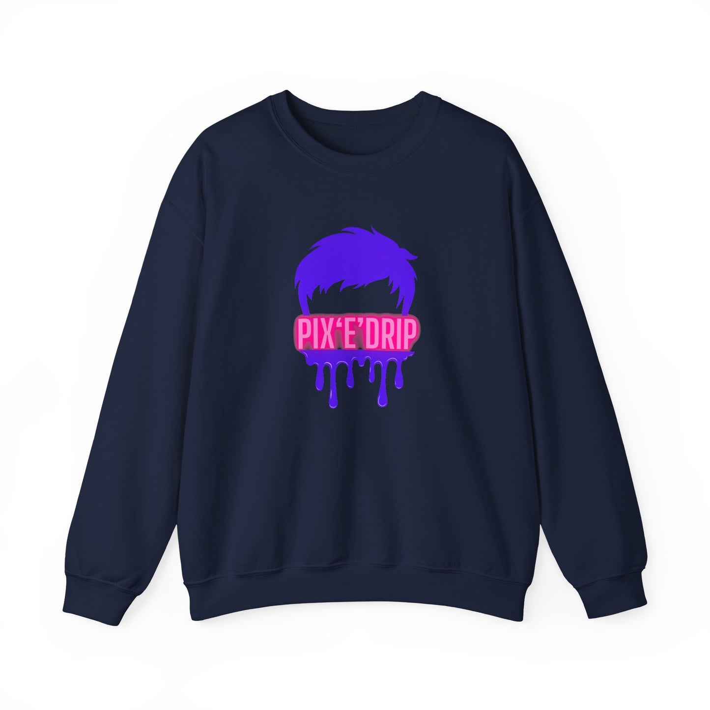 Pix ‘E’ Drip  Unisex Heavy Blend™ Crewneck Sweatshirt