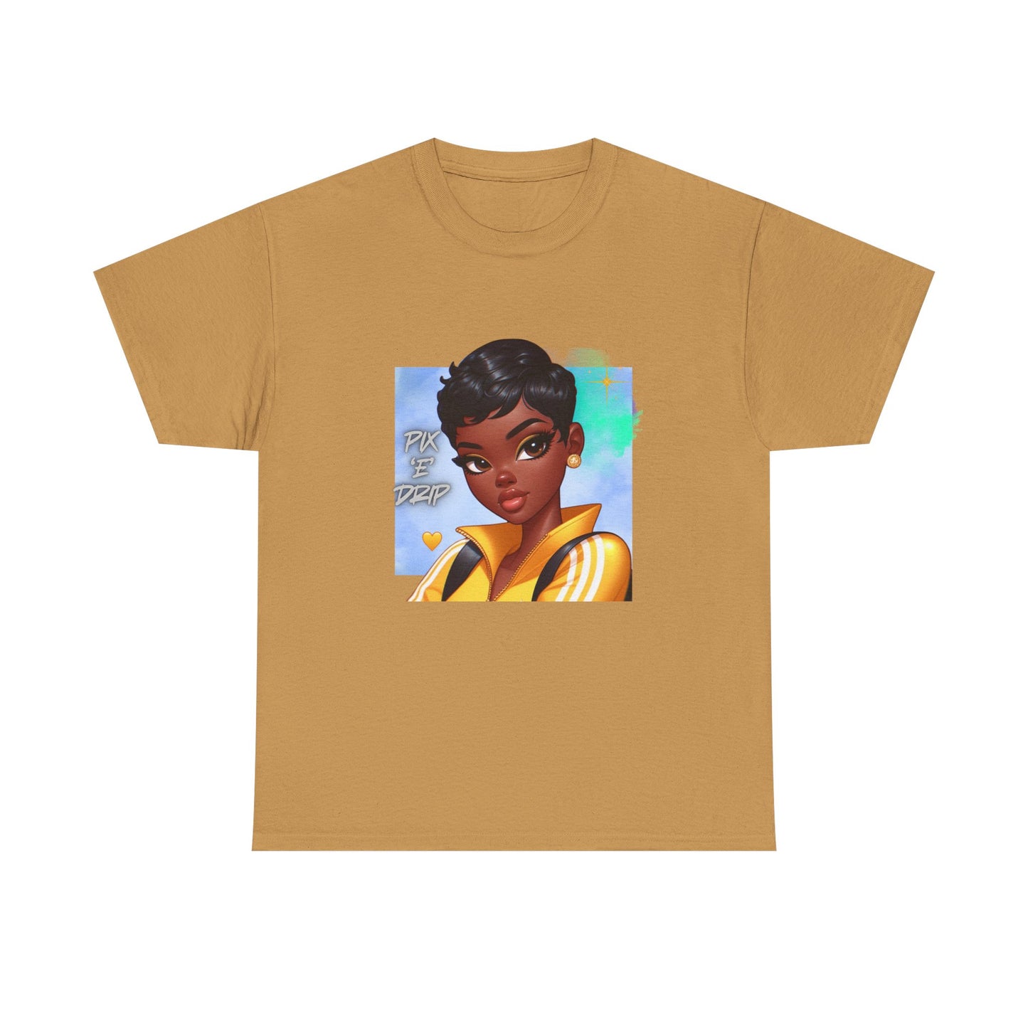 Pix ‘E’ Drip Unisex Heavy Cotton Tee