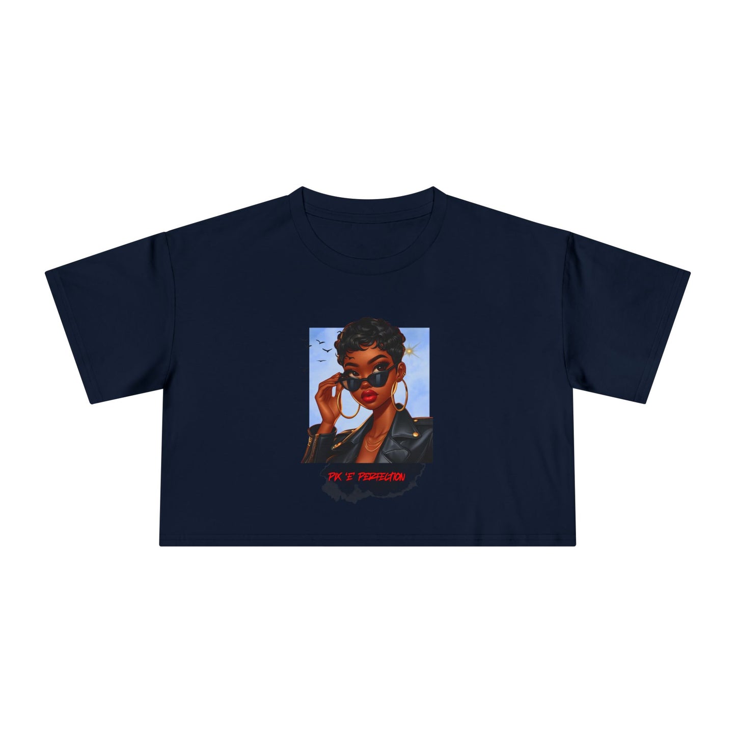 Pix 'E’ Perfection Unisex Crop Tee