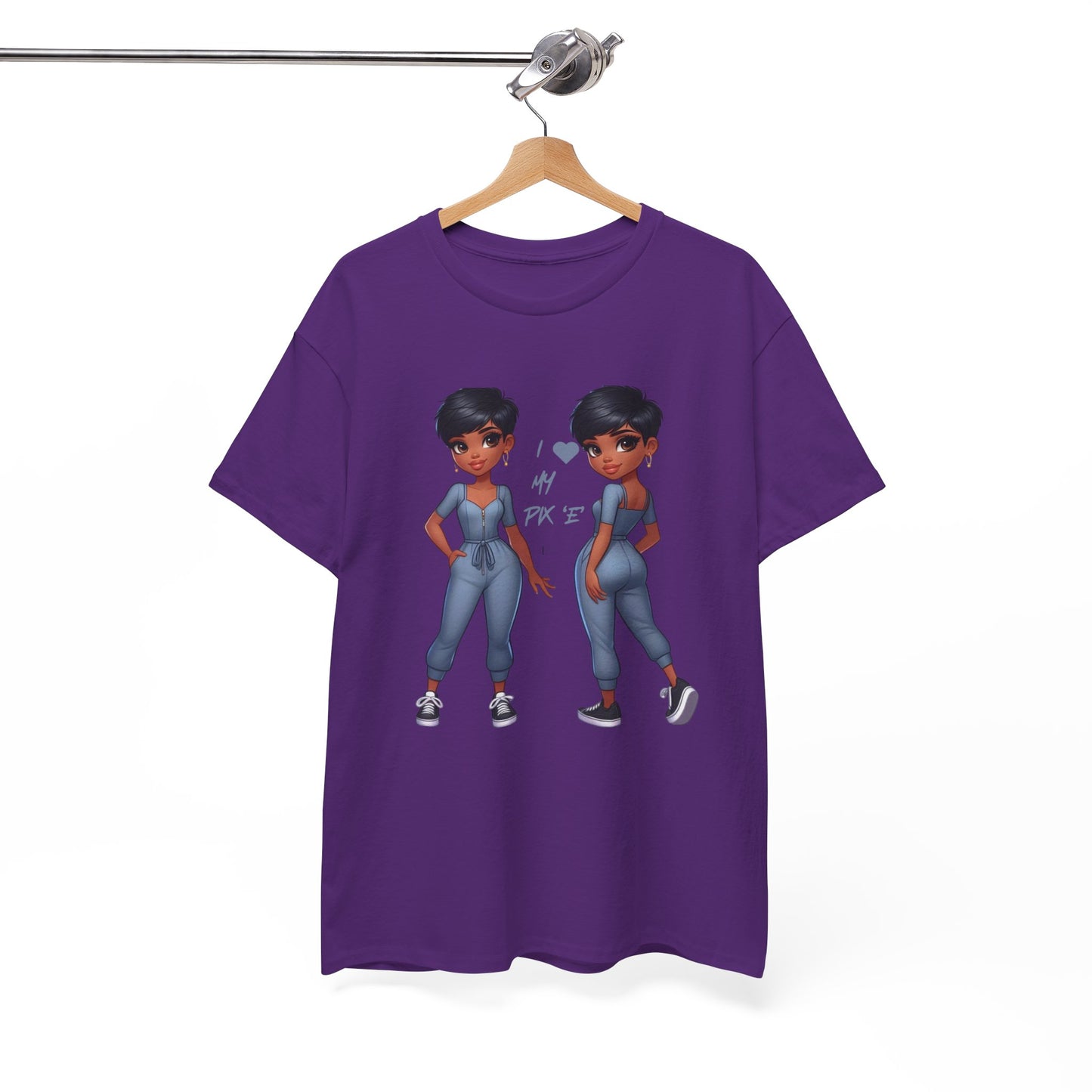 I Love My Pix 'E’ Unisex Heavy Cotton Tee