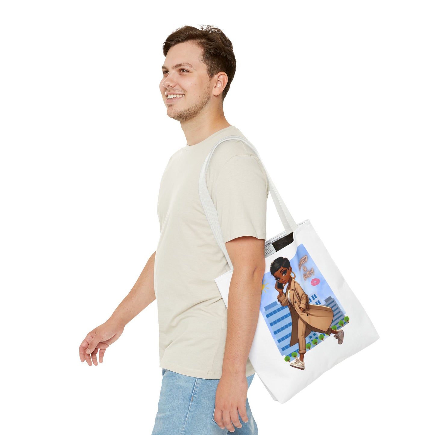 Booked & Busy Unisex Tote Bag