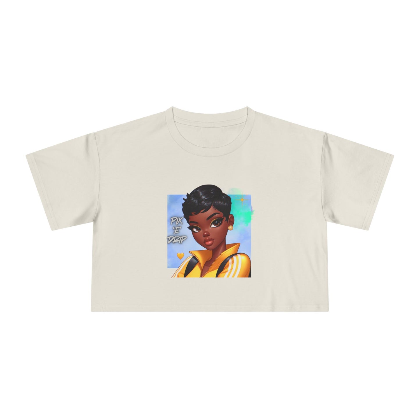 Pix ‘E’ Drip Unisex Crop Tee