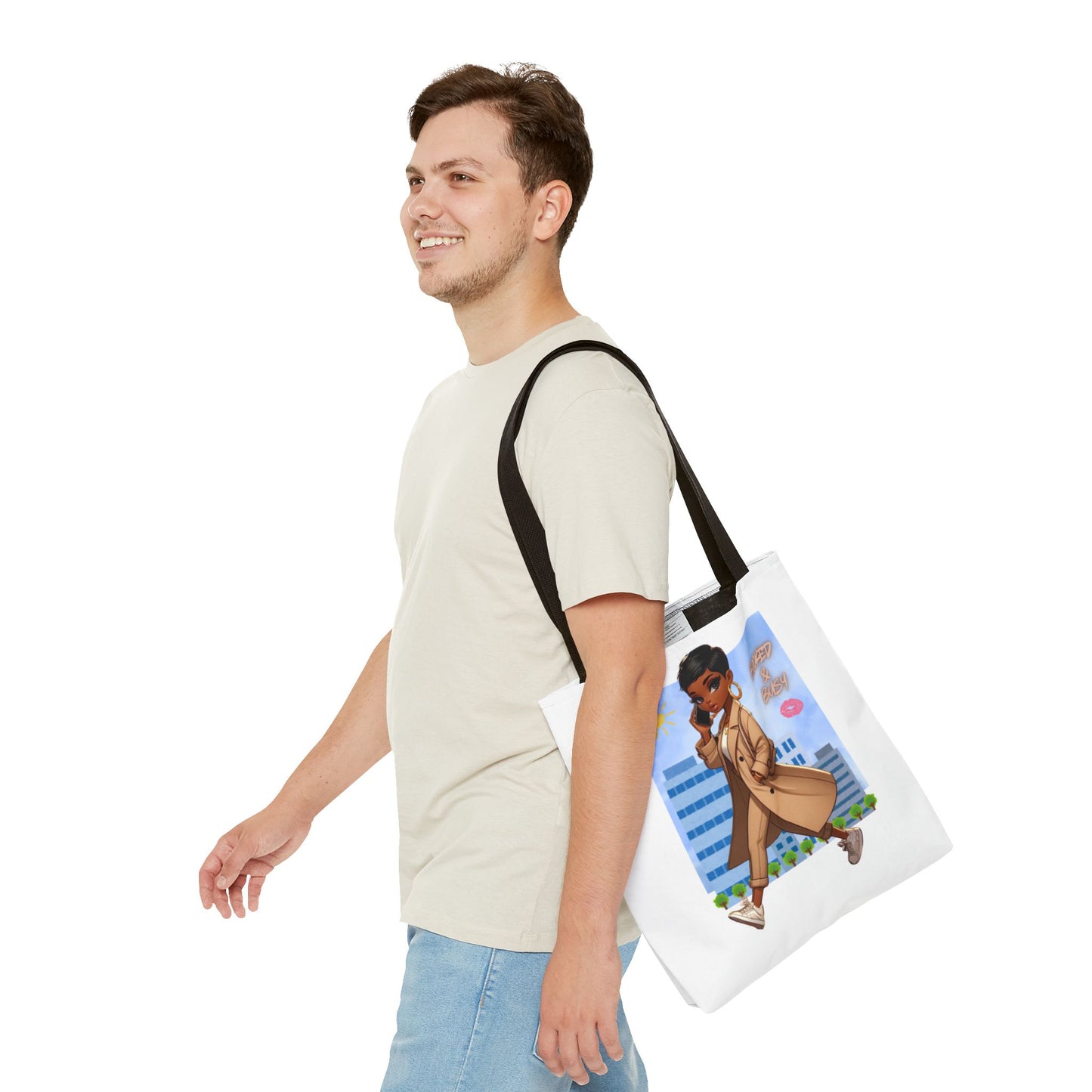 Booked & Busy Unisex Tote Bag