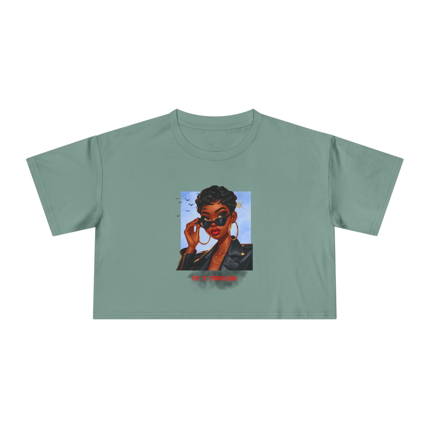 Pix 'E’ Perfection Unisex Crop Tee