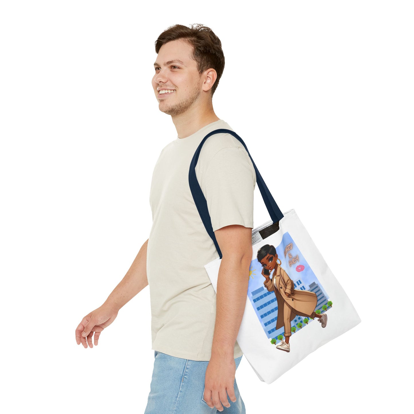 Booked & Busy Unisex Tote Bag