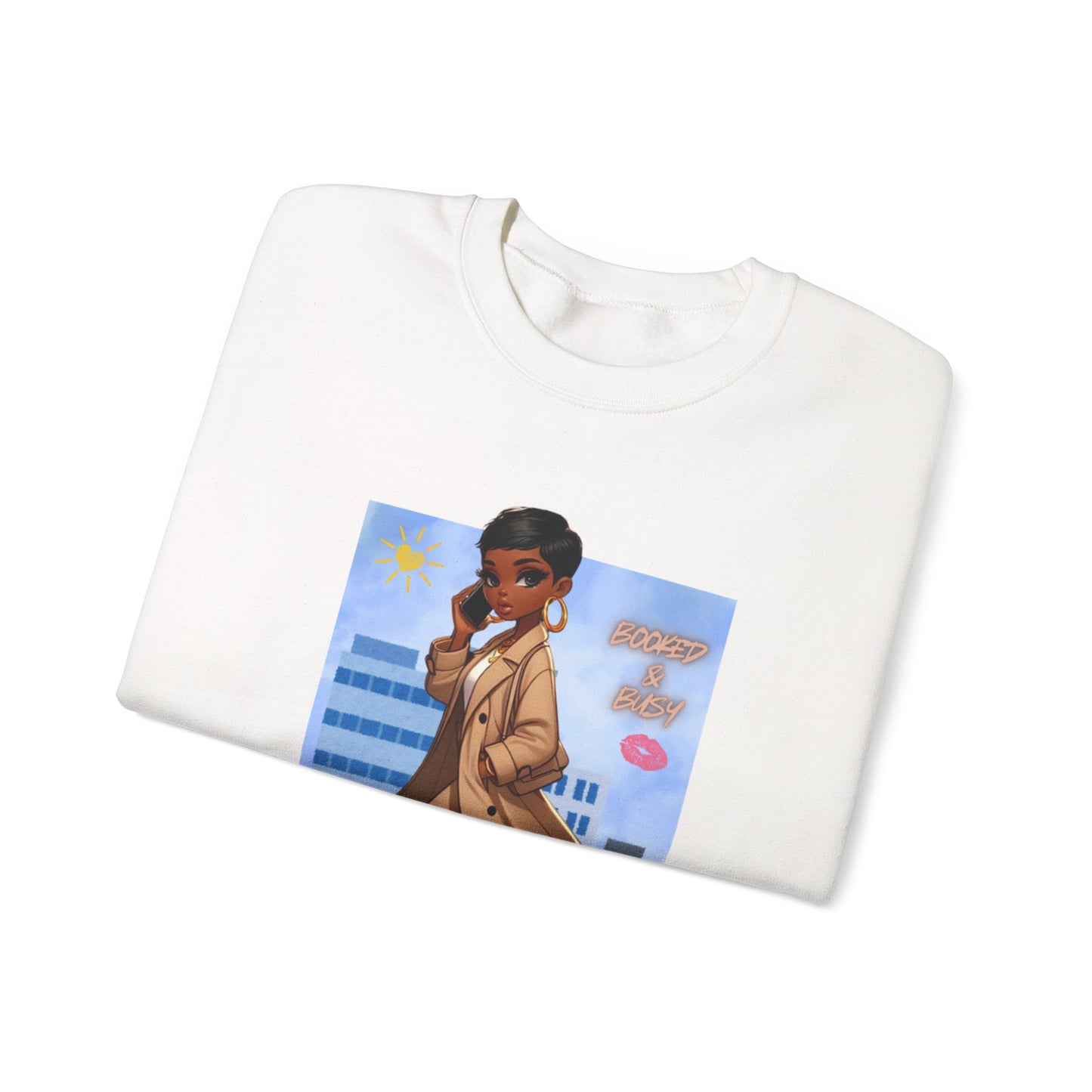 Booked & Busy Unisex Heavy Blend™ Crewneck Sweatshirt