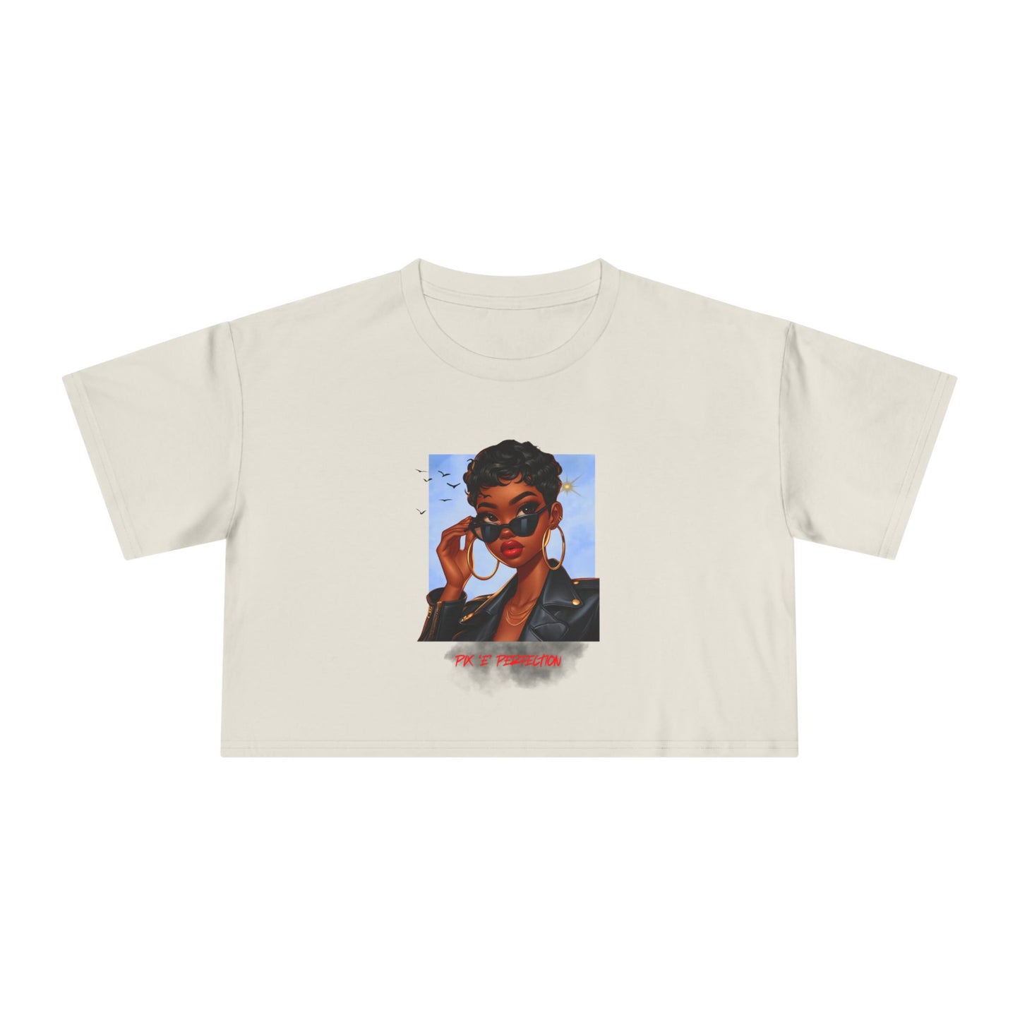 Pix 'E’ Perfection Unisex Crop Tee